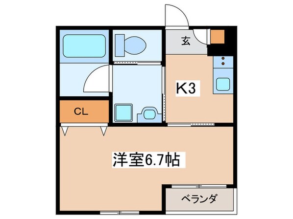 エピナールの物件間取画像